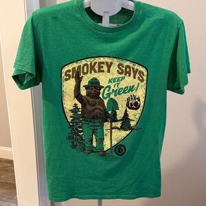 Vintage Keep it Green Smokey Bear Graphic Tee